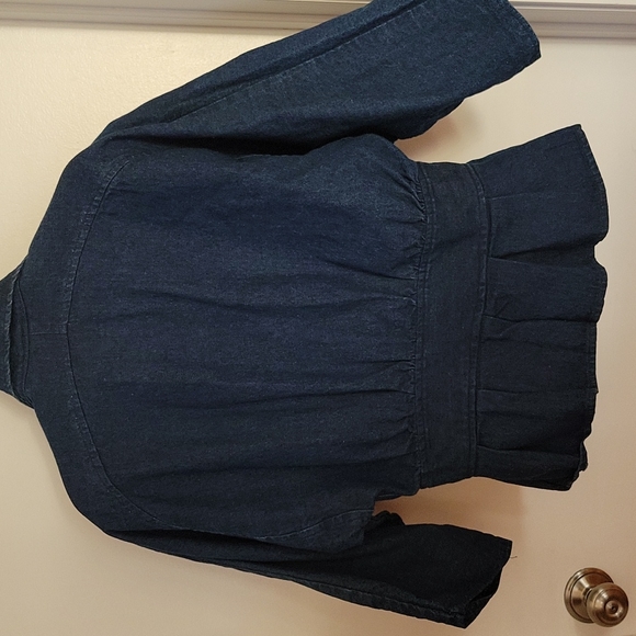 VINTAGE  BLONDIE AND ME RIGID DENIM JACKET - Picture 12 of 15